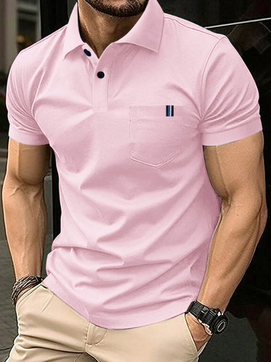 Manfinity Homme Men's Short Sleeve Polo Shirt