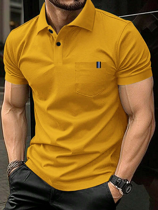 Manfinity Homme Men's Short Sleeve Polo Shirt