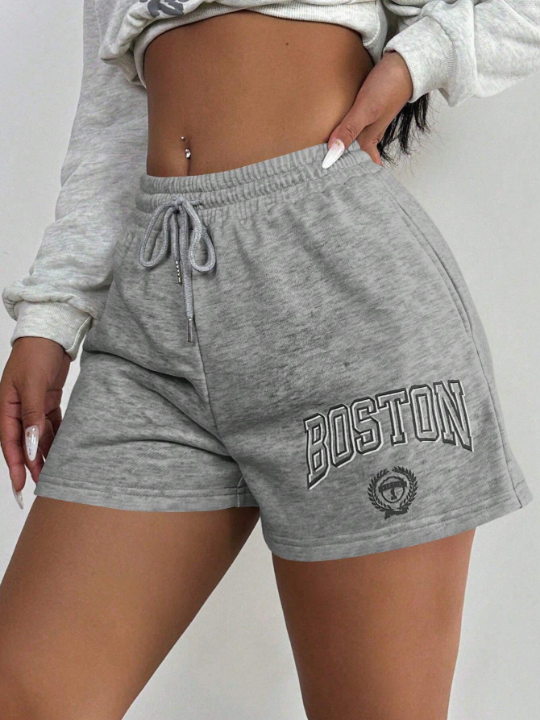 SXY Ladies' Simple Drawstring Shorts