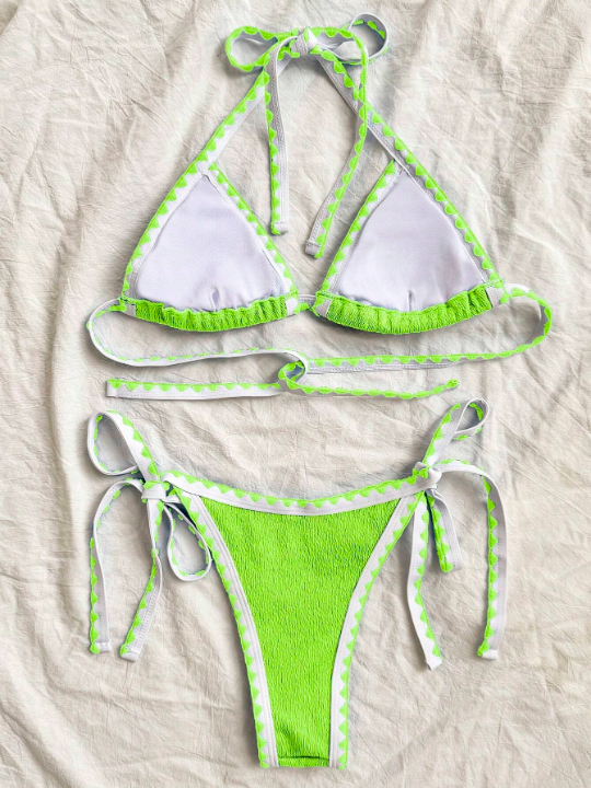 2024 New Design Bikini Set, 2 Pieces, Strap, Fashionable & Sexy Women's Swimwear