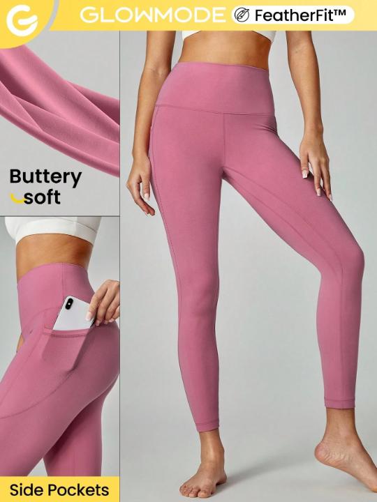 GLOWMODE 24" FeatherFit High-Rise Side Pocket Leggings