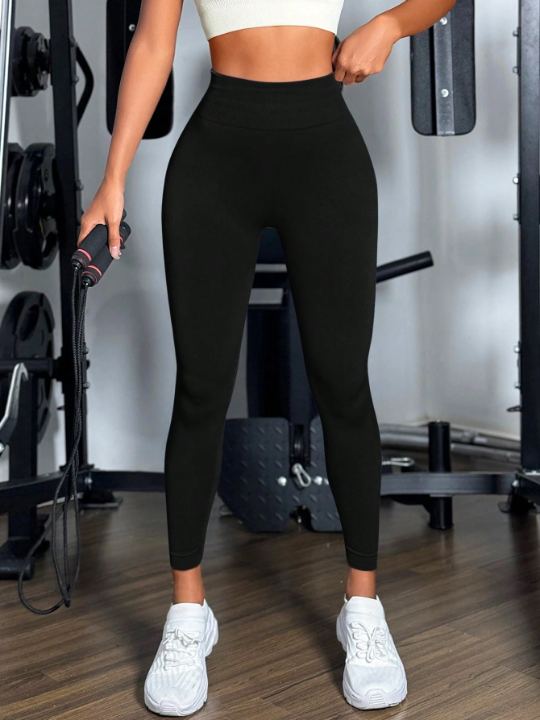 Yoga Basic Seamless High Elasticity Sports Leggings