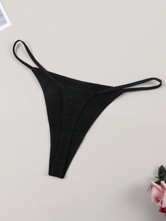 Women's Sexy Breathable Thin Rugby Letter Pattern Thong