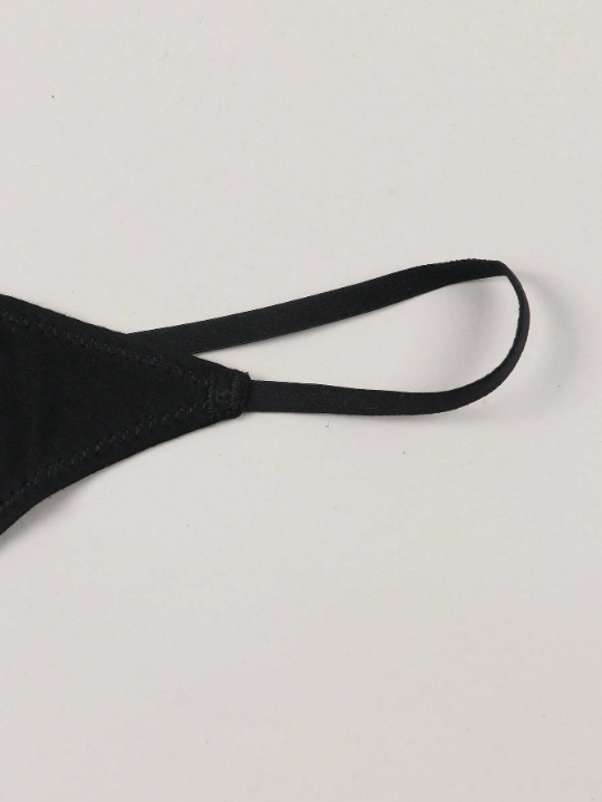 Ladies' Sexy Breathable Thin Football Letter Pattern T-Back Panties