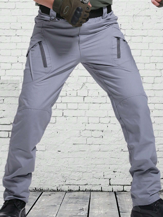 1pc Men's Outdoor Windproof & Waterproof Functional Sport Pants