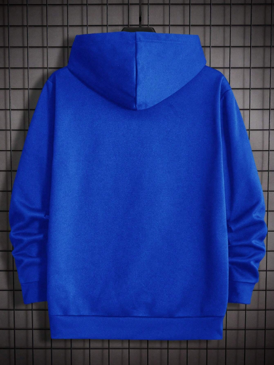 Manfinity Homme Men's Hoodie With Letter Print