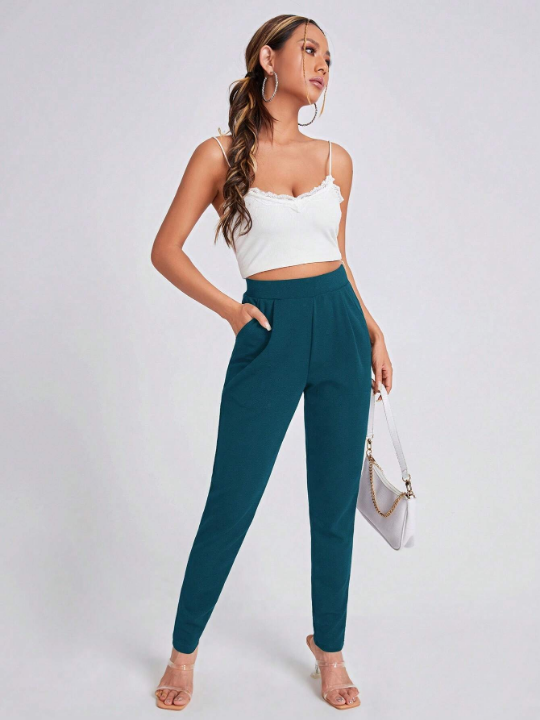 Essnce Women's High Waist Skinny Pants