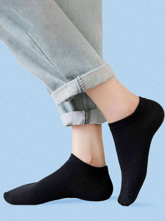 20 Pairs Women's Solid Color Ankle Socks