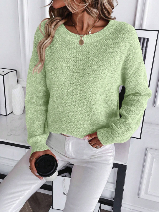 LUNE Lazy Women's Drop Shoulder Sweater