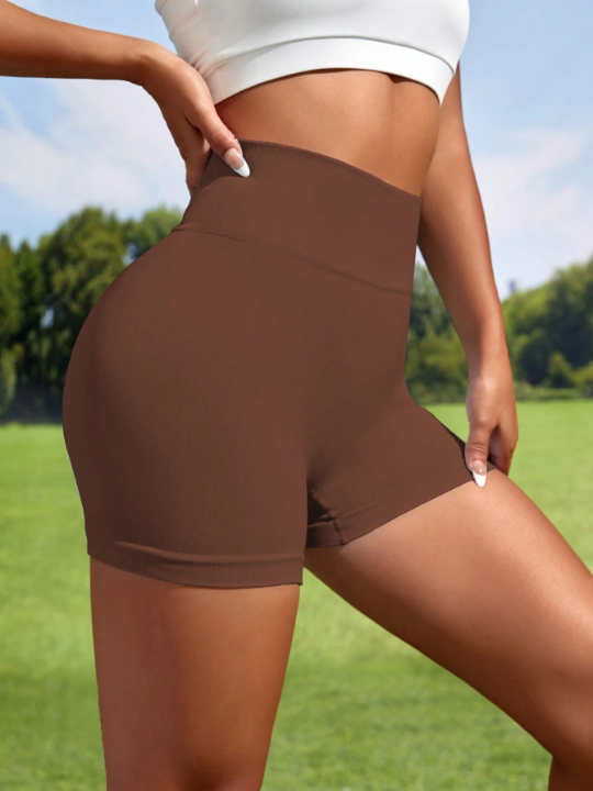 Yoga Basic Seamless Booty Scrunch Athletic Shorts