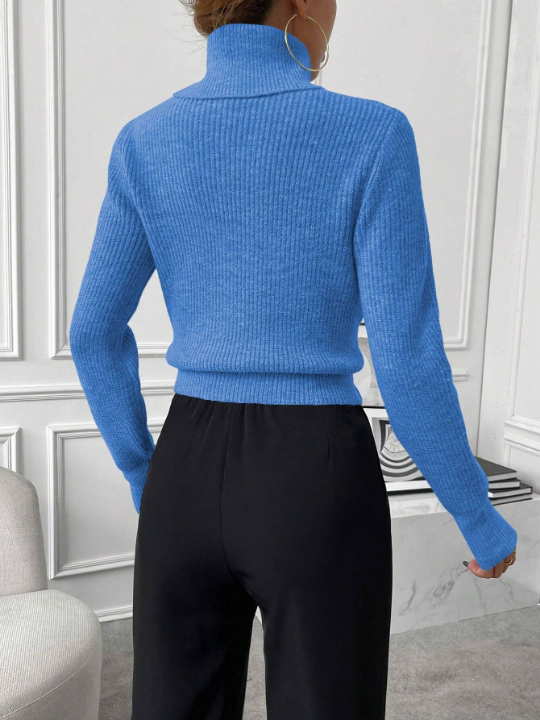 Priv Turtleneck Long Sleeve Sweater