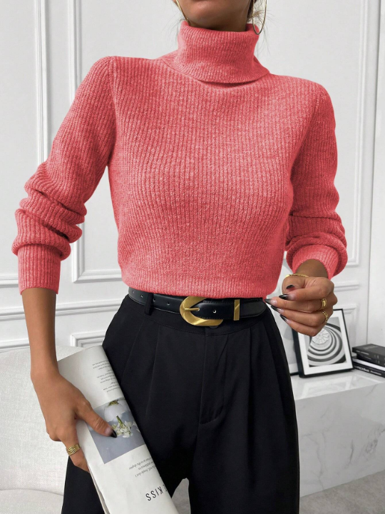 Priv Roll Neck Long Sleeve Sweater