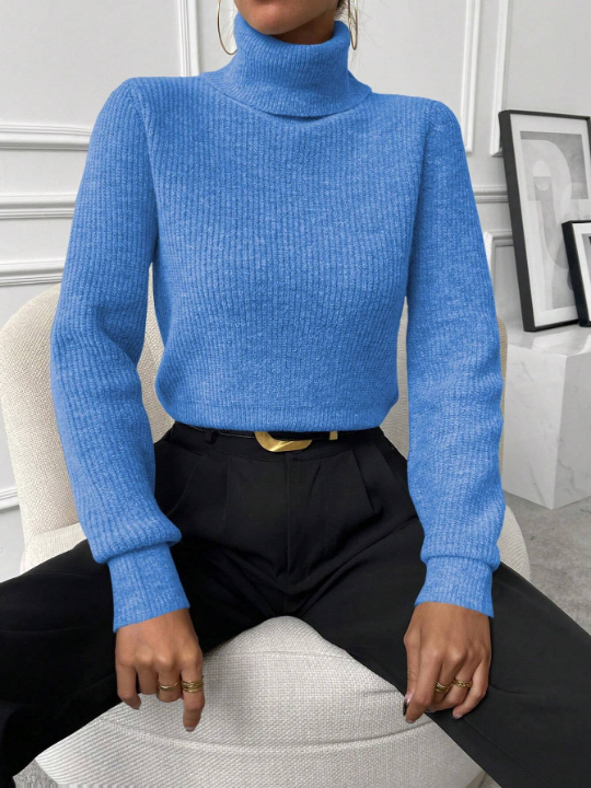 Priv Turtleneck Long Sleeve Sweater