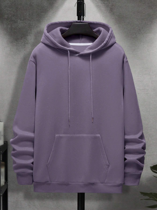 Men's Kangaroo Pocket Long Sleeve Hoodie