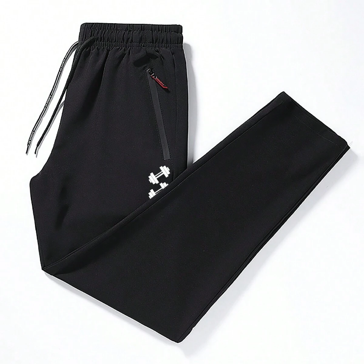 Men's Summer Loose Fit Quick Dry Sports Pants Made Of Ice Silk Material