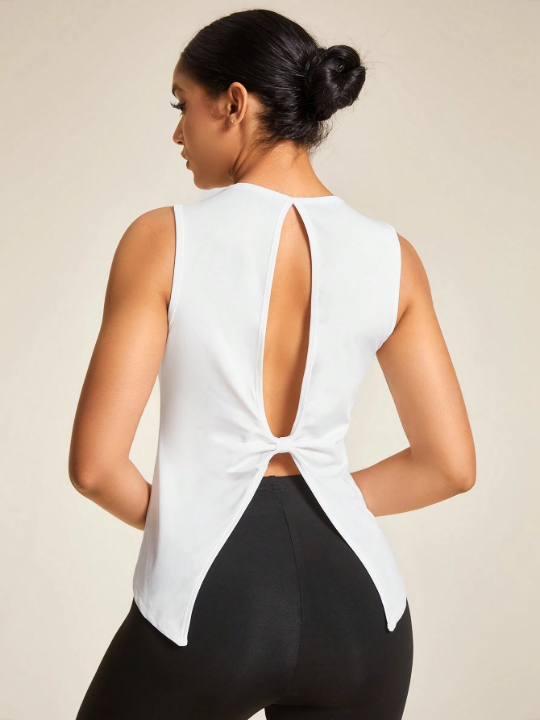 Daily&Casual Women's Open Back Sports Tank Top