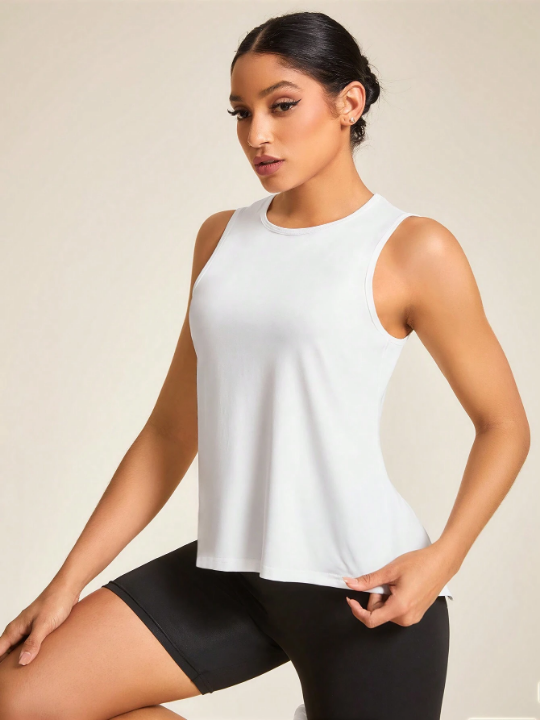 Daily&Casual Women's Open Back Sports Tank Top