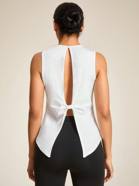 Daily&Casual Women's Open Back Sports Tank Top