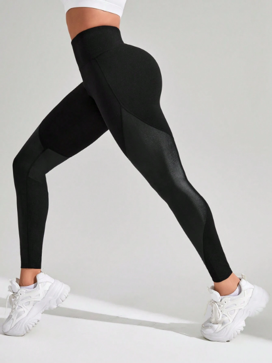 Sporty Compression Leggings With Butt Lift