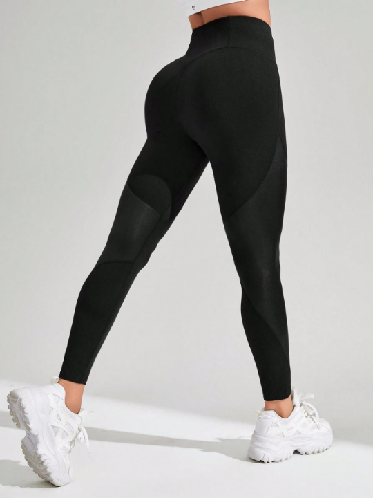 Sporty Compression Leggings With Butt Lift