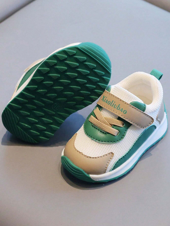 Spring/Autumn Newborn Baby Walking Shoes, Soft Bottom, Anti-Slip, Breathable Mesh Athletic Shoes, Unisex, 1-3 Years Old