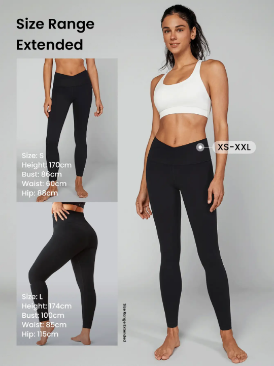 GLOWMODE 28" FeatherFit Crossover Leggings