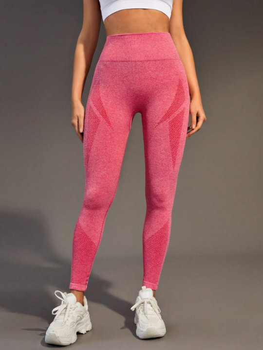 Women's Solid Color Sports Leggings