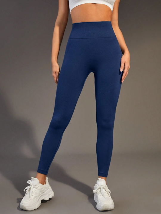 Yoga Basic Women's Solid Color Sports Leggings