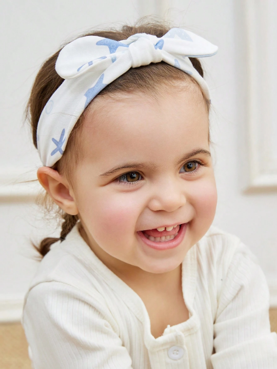 Cozy Cub 4pcs Soft & Comfortable Headbands For Spring/Summer