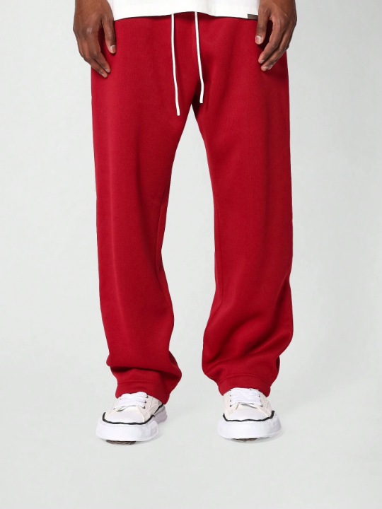 SUMWON Straight Fit Essential Drop Crotch Jogger