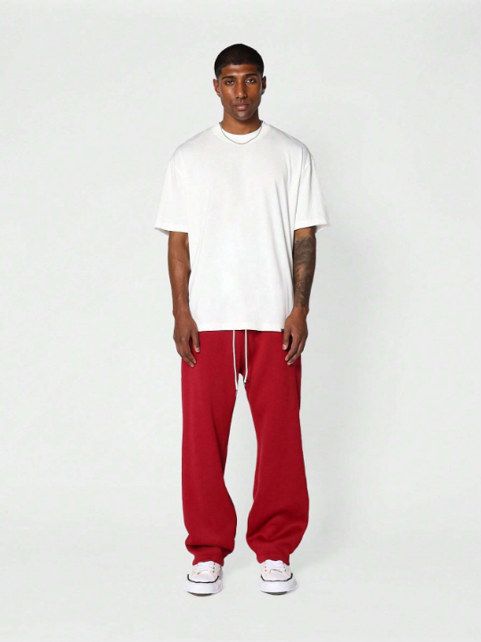 SUMWON Straight Fit Essential Drop Crotch Jogger