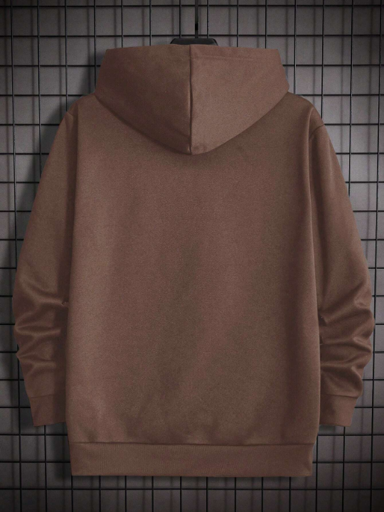 Manfinity Homme Men's Letter Printed Hoodie Sweatshirt