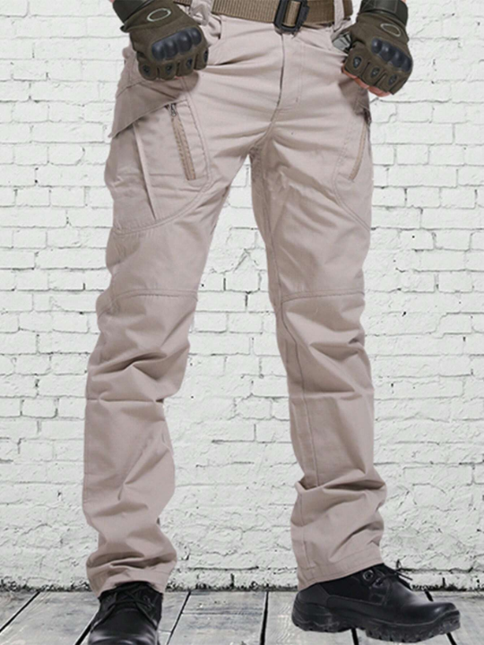 Men Flap Pocket Side Pants