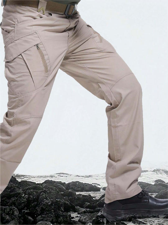 Men Flap Pocket Side Pants