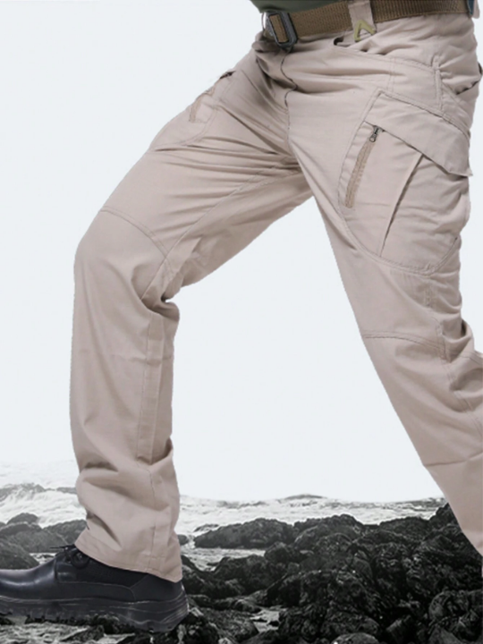 Men Flap Pocket Side Pants