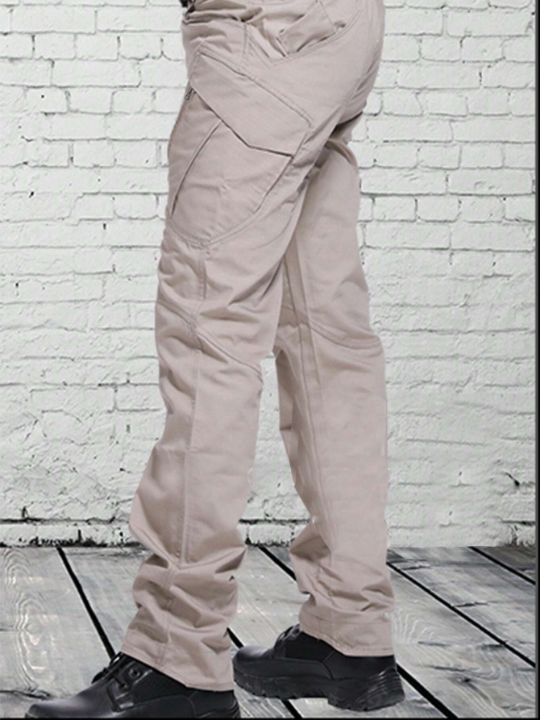 Men Flap Pocket Side Pants