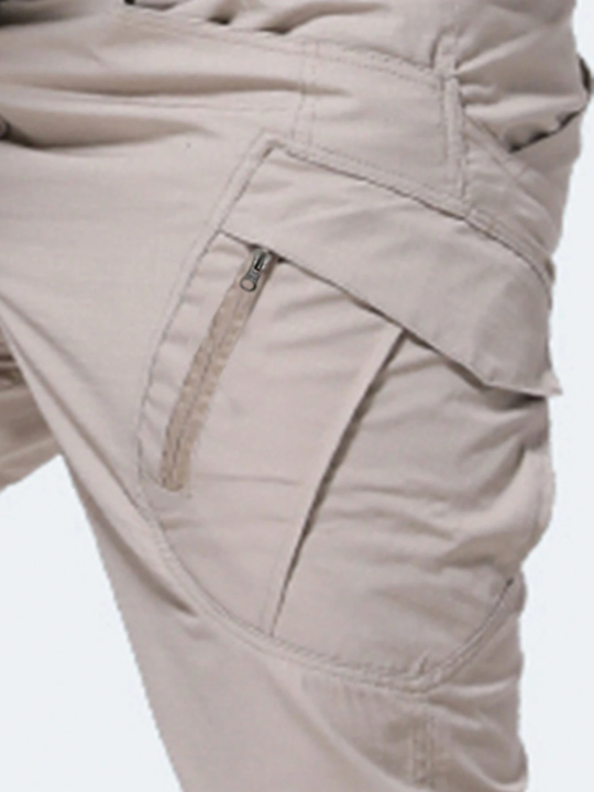 Men Flap Pocket Side Pants