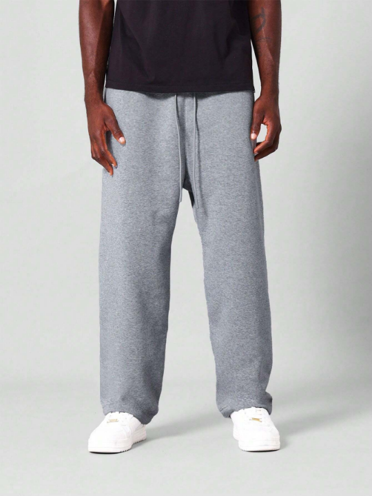 SUMWON Straight Fit Essential Drop Crotch Jogger