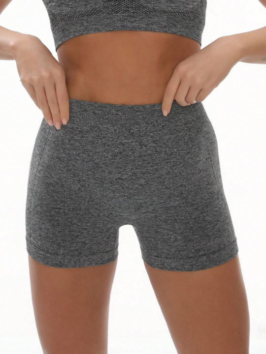 Sport Shorts With Back V Waist And Butt Scrunch Design