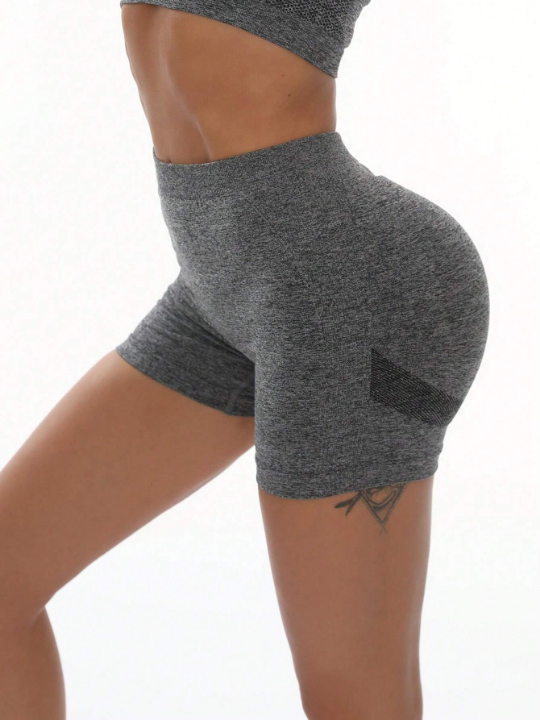 Sport Shorts With Back V Waist And Butt Scrunch Design