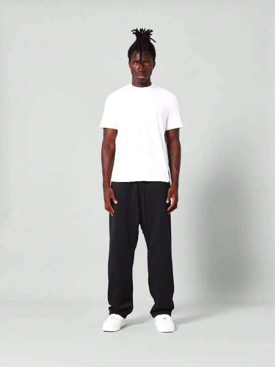 SUMWON Straight Fit Essential Drop Crotch Jogger