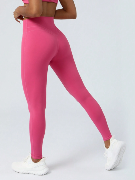 Seamless Yoga Fitness Athletic Butt Lifting Workout Leggings