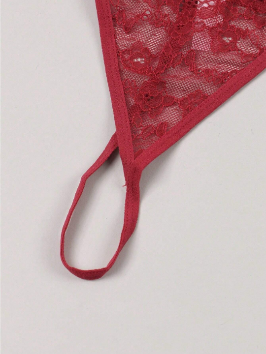 Women's Sexy, Lightweight, Comfortable And Breathable Lace & Mesh G-String Panties