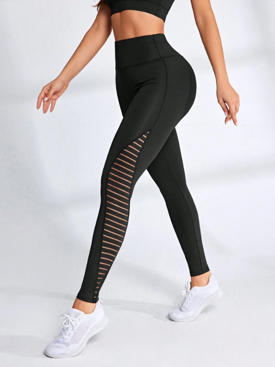 Yoga Basic Wide Waistband Athletic Leggings