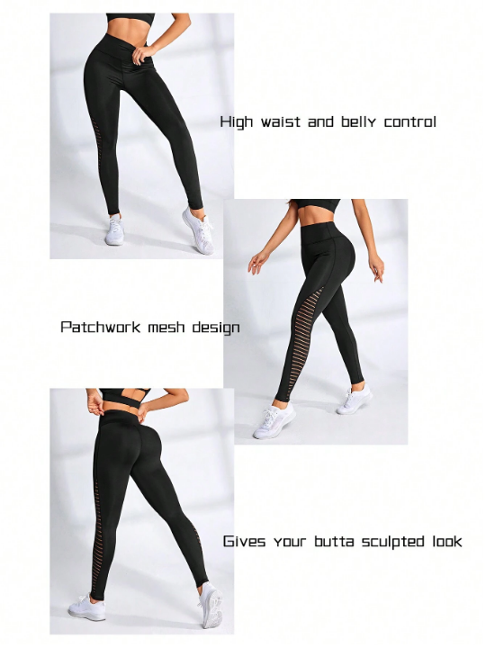 Yoga Basic Wide Waistband Athletic Leggings