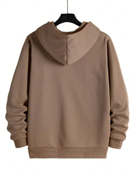 Men's Drawstring Hooded Pullover Sweatshirt