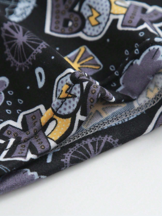 4pcs Men's Printed Boxer Briefs