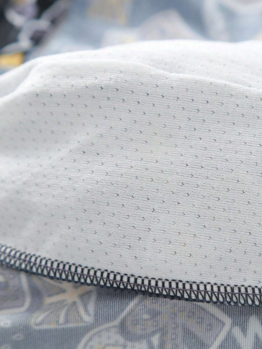 4pcs Men's Printed Boxer Briefs