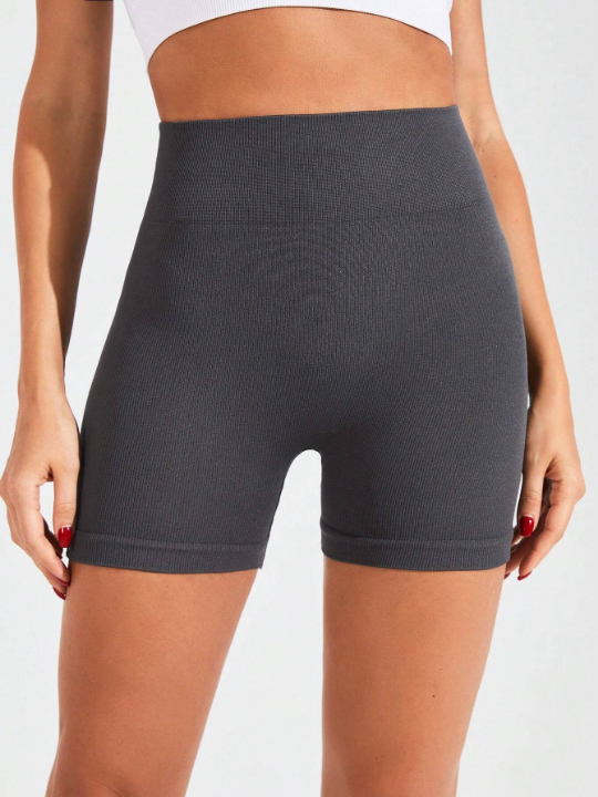 Seamless High Elasticity Yoga Fitness Shorts