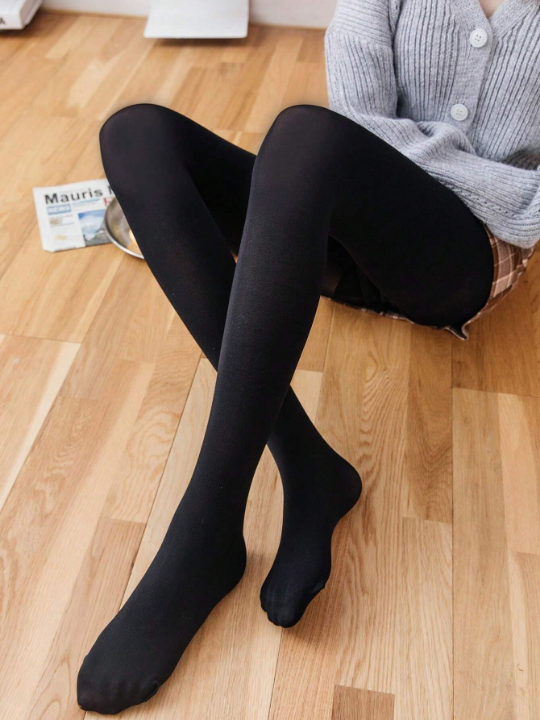 Women's Spring And Autumn Soft And Comfortable Solid Color Leggings, Slim Fit And Breathable, Suitable For Daily Wear